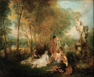 Le Festin de l'amour - Jean-Antoine Watteau — näkymä teoksesta