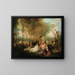 Le Festin de l'amour - Jean-Antoine Watteau — kehystetty taideteos seinällä