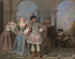 Les Comédiens français - Jean-Antoine Watteau — näkymä teoksesta