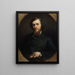 Muotokuva Alfred de Liesville'n kreivi 1820-1885, Carnavaletin museon apulaisjohtaja ja vallankumouskokoelman lahjoittaja - Jean-Baptiste Ange Tissier — kehystetty taideteos seinällä