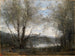 Erämaa näkyvissä puiden läpi - Jean-Baptiste-Camille Corot — näkymä teoksesta