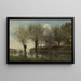 Erämaa Picardian alueella - Jean-Baptiste-Camille Corot — kehystetty taideteos seinällä