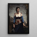 Agostina - Jean-Baptiste-Camille Corot — kehystetty taideteos seinällä