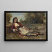 Algerialainen maalaus - Jean-Baptiste-Camille Corot — kehystetty taideteos seinällä