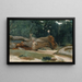Bûcherons - Jean-Baptiste-Camille Corot — kehystetty taideteos seinällä