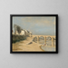 Silta Saône-joen yli Mâconissa - Jean-Baptiste-Camille Corot — kehystetty taideteos seinällä