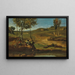 Italialainen maisemamaalaus - Jean-Baptiste-Camille Corot — kehystetty taideteos seinällä