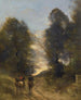 Gallialaiset ratsut maisemassa - Jean-Baptiste-Camille Corot — näkymä teoksesta