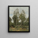 Clairière du Bois Pierre Aux Evaux Près Château-Thierry - Jean-Baptiste-Camille Corot — kehystetty taideteos seinällä