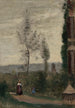 Coulommiersin herra Preschez'n puutarha - Jean-Baptiste-Camille Corot — näkymä teoksesta