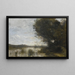 En plein marais - Jean-Baptiste-Camille Corot — kehystetty taideteos seinällä