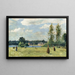Faneusien maalaus Ville-d'Avray - Jean-Baptiste-Camille Corot — kehystetty taideteos seinällä