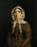 Naismaalaus pitsihattuneen - Jean-Baptiste-Camille Corot — näkymä teoksesta