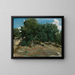 Fontainebleau'n tammet à BasBrau - Jean-Baptiste-Camille Corot — kehystetty taideteos seinällä