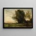 Ilta-viileydet - Jean-Baptiste-Camille Corot — kehystetty taideteos seinällä
