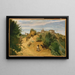 Genzano-maalaus - Jean-Baptiste-Camille Corot — kehystetty taideteos seinällä