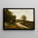Gouvieux-maalaus Chantillyn lähellä - Jean-Baptiste-Camille Corot — kehystetty taideteos seinällä