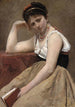 Keskeytetty luenta - Jean-Baptiste-Camille Corot — näkymä teoksesta