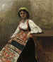 Nainen italialainen La Morieri - Jean-Baptiste-Camille Corot — näkymä teoksesta