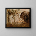 La Danse des nymphes - Jean-Baptiste-Camille Corot — kehystetty taideteos seinällä