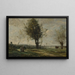 Kohtaaminen tien varrella - Jean-Baptiste-Camille Corot — kehystetty taideteos seinällä