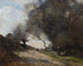 La cueillette au bord du chemin - Jean-Baptiste-Camille Corot — näkymä teoksesta