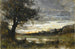 Maisemamaalaus auringonlaskussa - Jean-Baptiste-Camille Corot — näkymä teoksesta