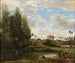 Laveuses au bord de l'eau - Jean-Baptiste-Camille Corot — näkymä teoksesta