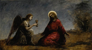 JeanBaptisteCamille Corot - Le Christ Au Jardin Des Oliviers.webp