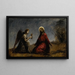 Kristus Öljymäellä - Jean-Baptiste-Camille Corot — kehystetty taideteos seinällä