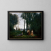 Le Concert champêtre - Jean-Baptiste-Camille Corot — kehystetty taideteos seinällä