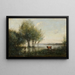 Le Marais - Jean-Baptiste-Camille Corot — kehystetty taideteos seinällä