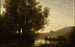 Le Passage de la rivière - Jean-Baptiste-Camille Corot — näkymä teoksesta