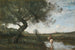 Jean-Baptiste-Camille Corot | Le Ruisseau au Cheval Blanc - Jean-Baptiste-Camille Corot — näkymä teoksesta