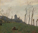 Le Tréport, un port et une église - Jean-Baptiste-Camille Corot — näkymä teoksesta