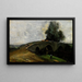 Vanha silta - Jean-Baptiste-Camille Corot — kehystetty taideteos seinällä