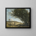 Les Gaulois - Jean-Baptiste-Camille Corot — kehystetty taideteos seinällä
