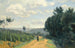 Les hauteurs de Sèvres Le chemin Troyon - Jean-Baptiste-Camille Corot — näkymä teoksesta