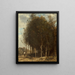 Lisière de bois - Jean-Baptiste-Camille Corot — kehystetty taideteos seinällä