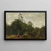 Lisière de bois - Limousin - Jean-Baptiste-Camille Corot — kehystetty taideteos seinällä