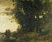 Macbethin maisemamaalaus - Jean-Baptiste-Camille Corot — näkymä teoksesta