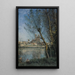 Mantes aamulla - Jean-Baptiste-Camille Corot — kehystetty taideteos seinällä