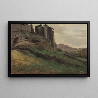 JeanBaptisteCamille Corot - Marino Grandes Fabriques Au Sommet De Rochers.webp