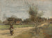 Maalaismaisema kylänäkymän tien varrella - Jean-Baptiste-Camille Corot — näkymä teoksesta