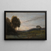 Hahmo maisemassa - Jean-Baptiste-Camille Corot — kehystetty taideteos seinällä