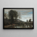 Ville-d'Avrayn lammen - Jean-Baptiste-Camille Corot — kehystetty taideteos seinällä