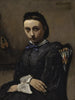 Portrait de jeune femme - Jean-Baptiste-Camille Corot — näkymä teoksesta