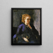 Portrait d'une femme - Jean-Baptiste-Camille Corot — kehystetty taideteos seinällä