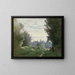 Aamunsäteet - Jean-Baptiste-Camille Corot — kehystetty taideteos seinällä