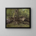 Rochers dans la forêt de Fontainebleau - Jean-Baptiste-Camille Corot — kehystetty taideteos seinällä